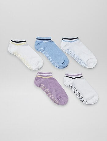 Pack de 5 pares de calcetines tobilleros