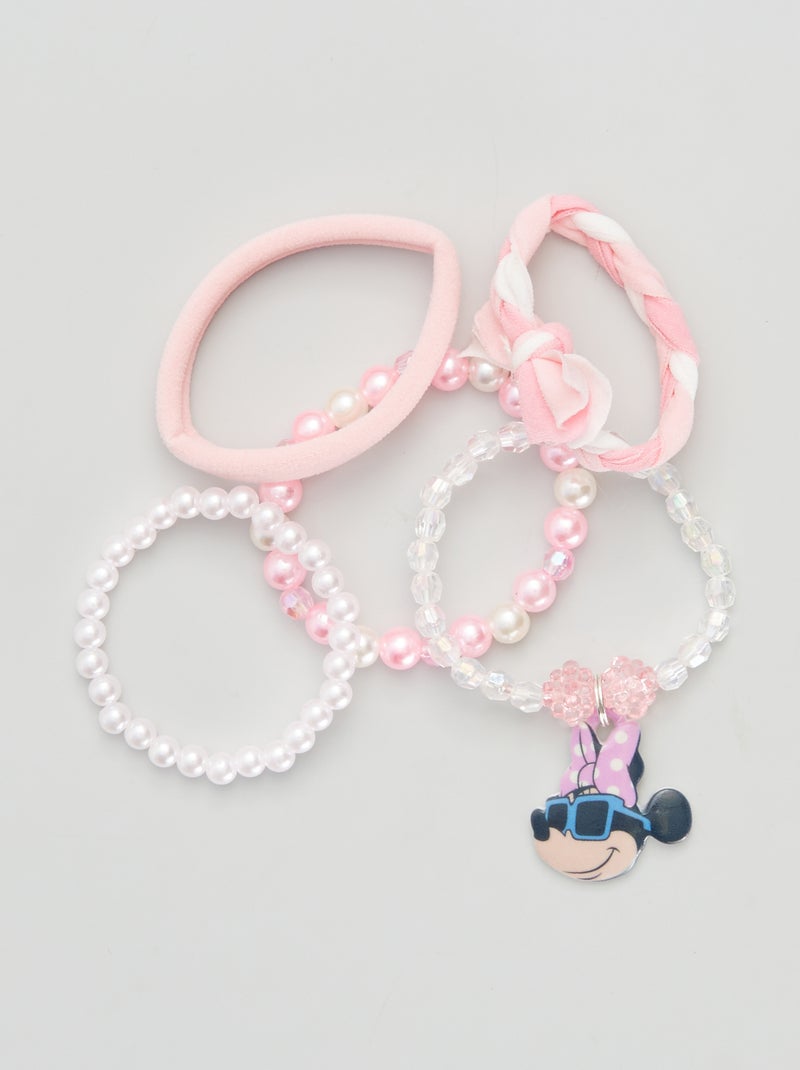 Pack de 5 pulseras 'Minnie' ROSA - Kiabi