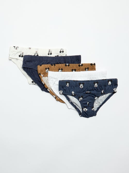 Pack de 5 slips 'Mickey' - Kiabi