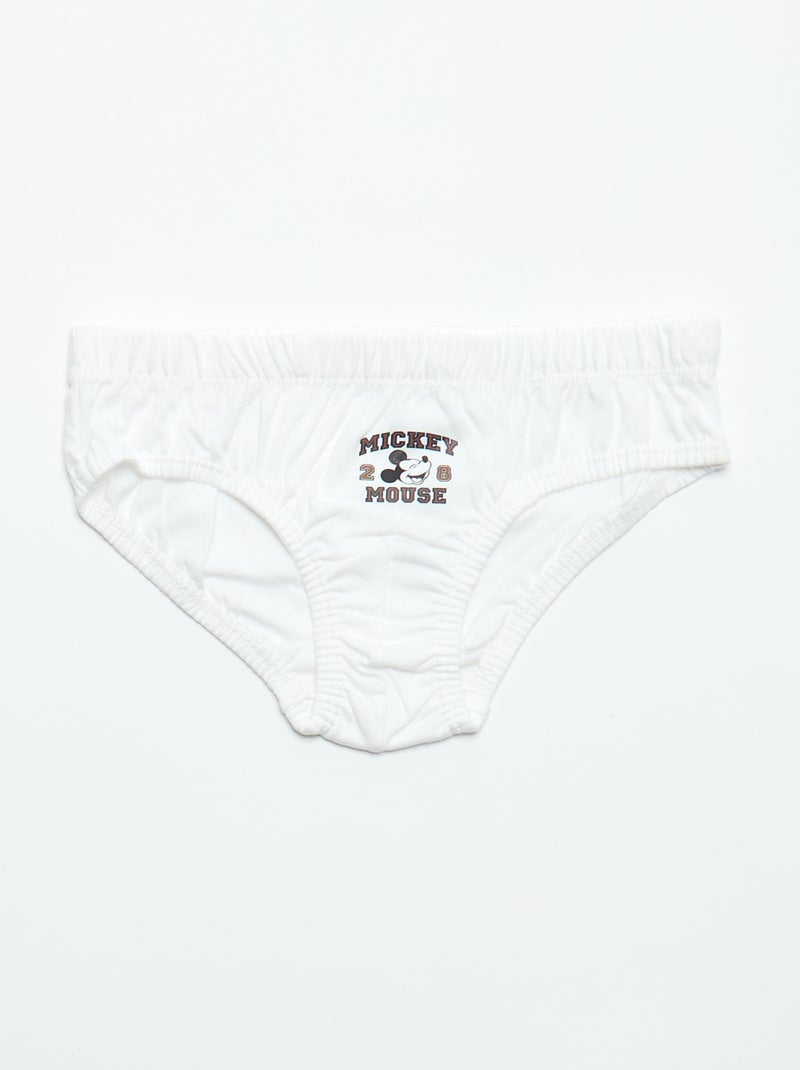 Pack de 5 slips 'Mickey' Azul - Kiabi