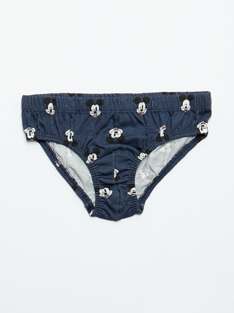 Pack de 5 slips 'Mickey' Azul - Kiabi