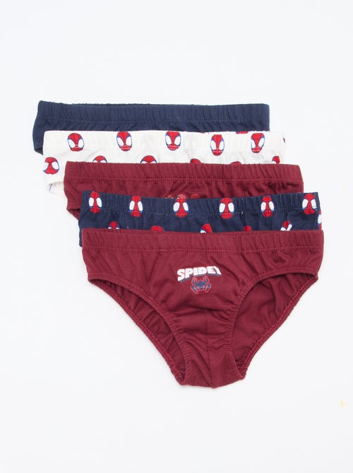 Pack de 5 slips 'Spidey' - Kiabi
