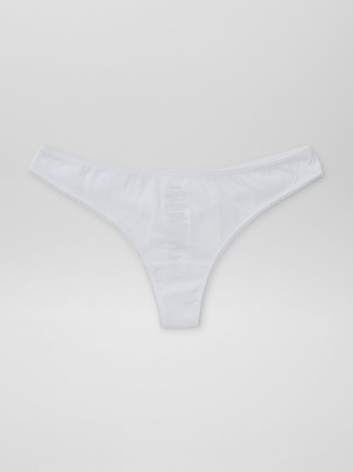 Pack de 5 tangas - Kiabi