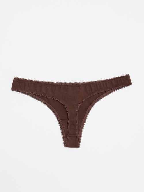 Pack de 5 tangas - Kiabi