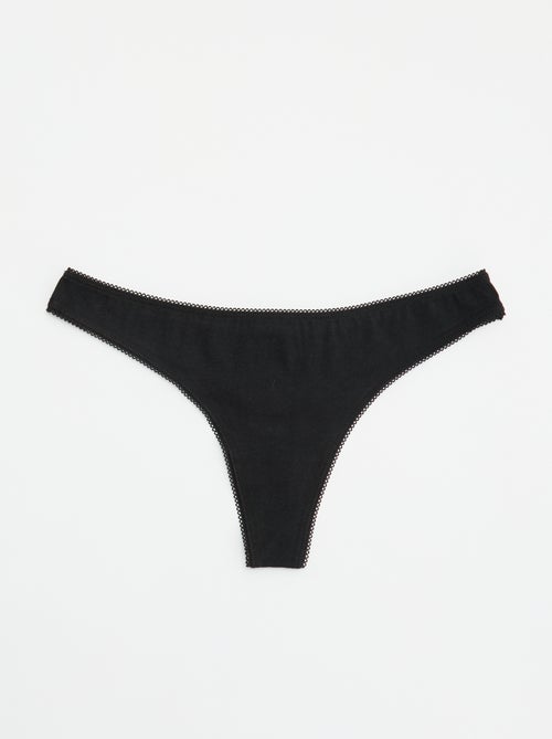 Pack de 5 tangas - Kiabi