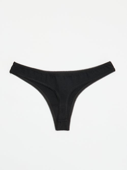 Pack de 5 tangas - Kiabi