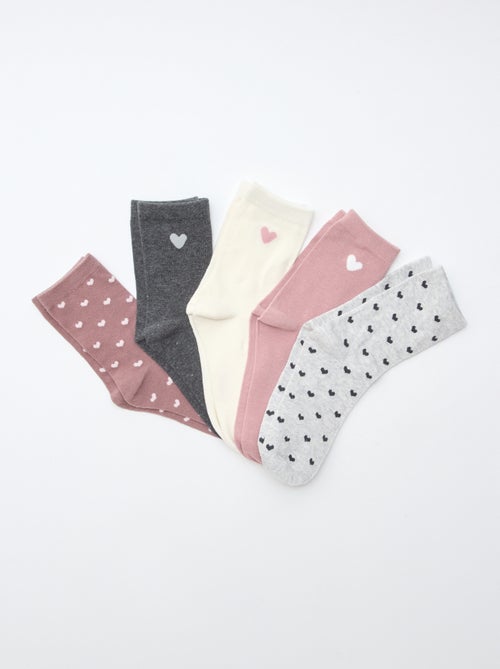 Pack de 5 pares de calcetines - Kiabi