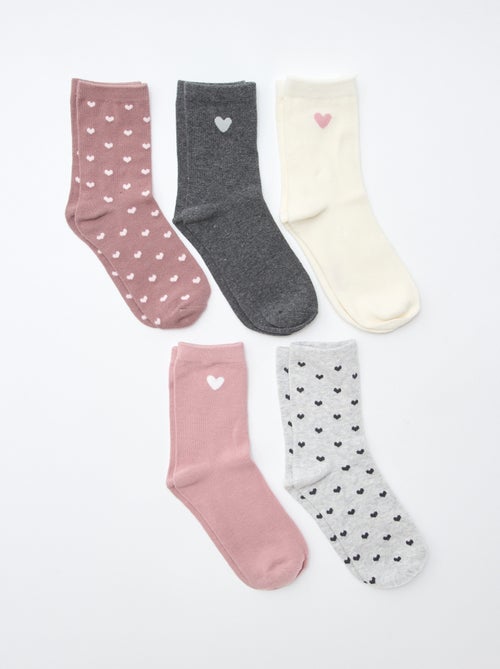 Pack de 5 pares de calcetines - Kiabi