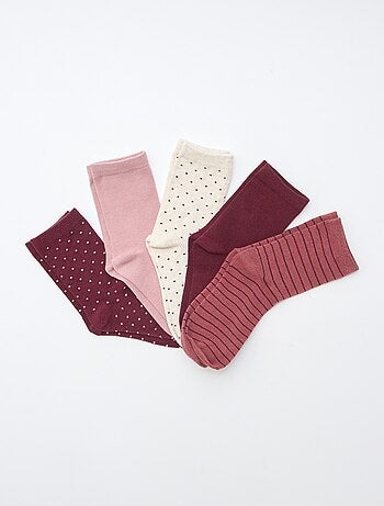 Pack de 5 pares de calcetines