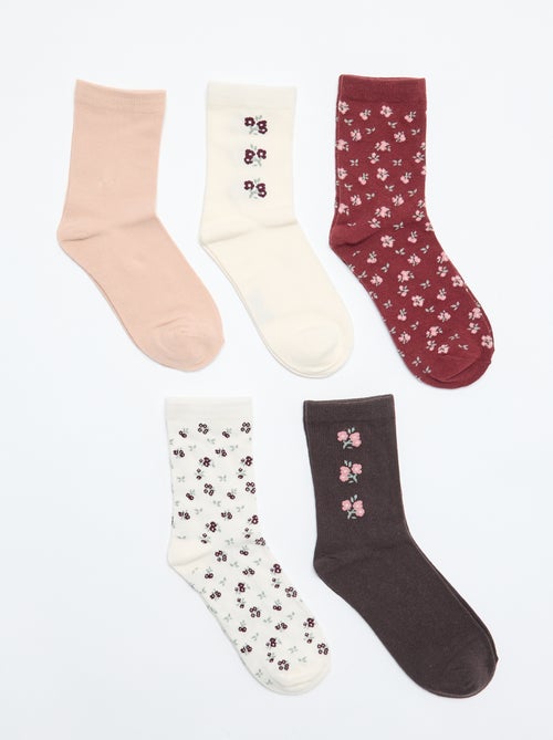 Pack de 5 pares de calcetines - Kiabi