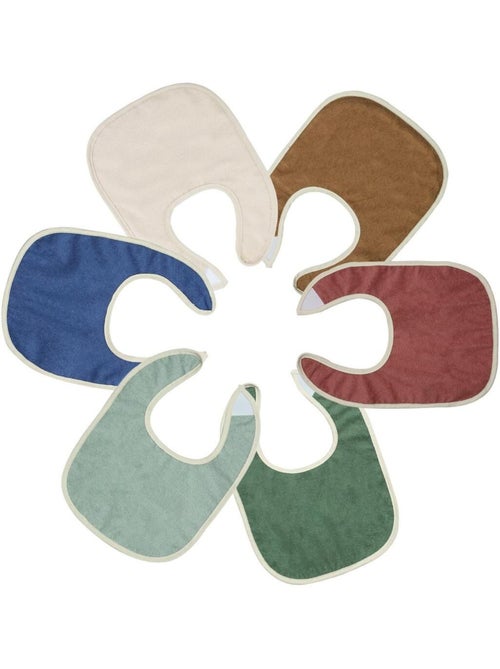 Pack de 6 baberos bebé - Kiabi