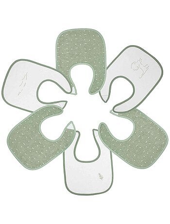 Pack de 6 baberos de bebé