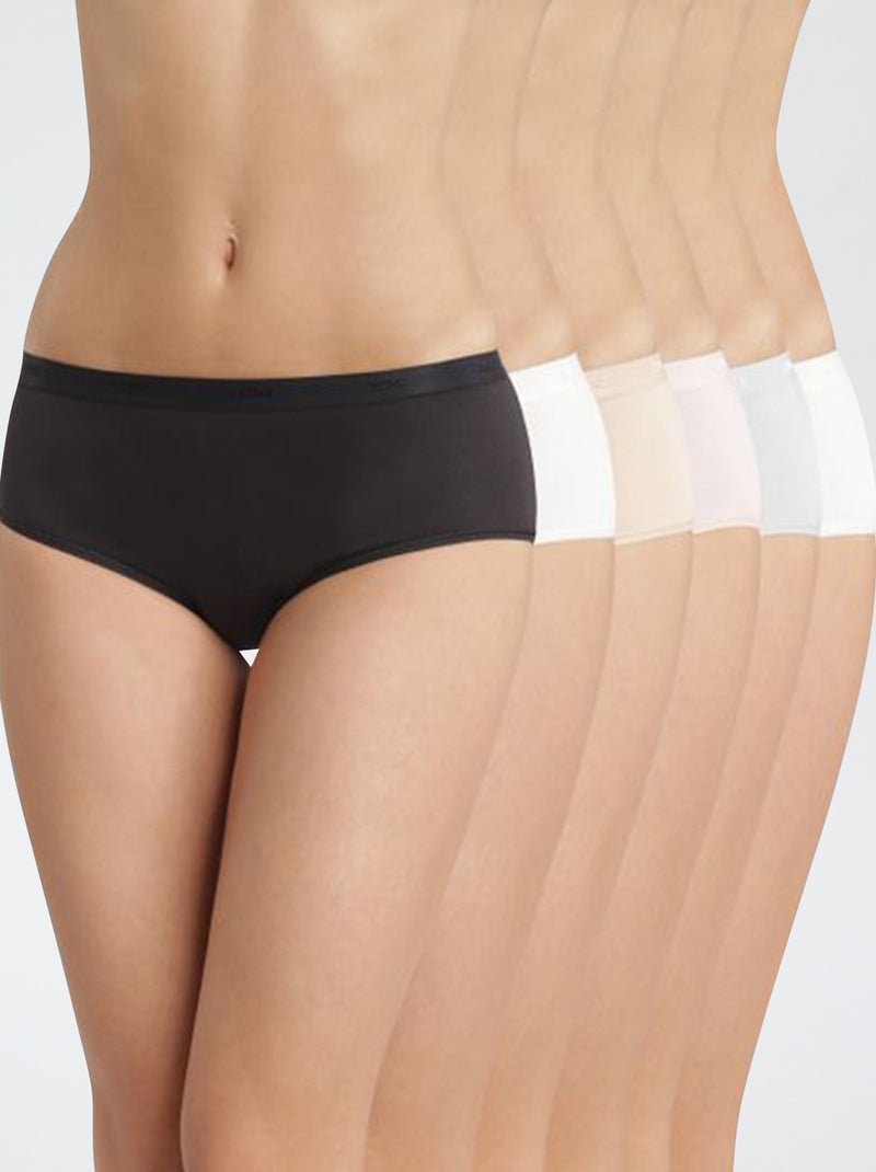Pack de 6 boxers 'Dim' Negro - Kiabi