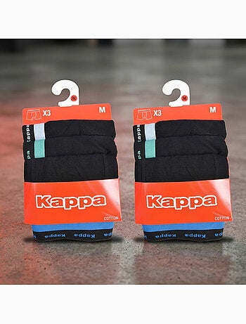 Pack de 6 boxers hombre algodón cinturón elástico KAPPA