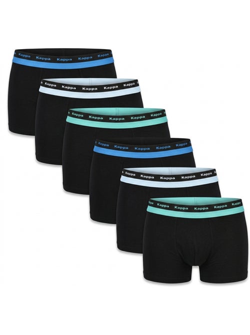 Pack de 6 boxers hombre algodón cinturón elástico KAPPA - Kiabi Pack de 6 boxers hombre algodón cinturón elástico KAPPA - Kiabi