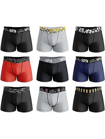 Pack de 6 Boxers Hombre No Publik Simpsons Algodón Surtido