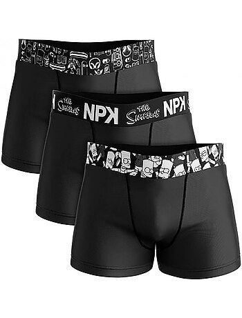 Pack de 6 Boxers Hombre No Publik Simpsons Algodón Surtido