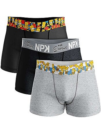 Pack de 6 Boxers Hombre No Publik Simpsons Algodón Surtido