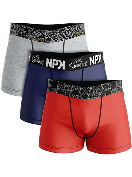 Pack de 6 Boxers Hombre No Publik Simpsons Algodón Surtido - Kiabi