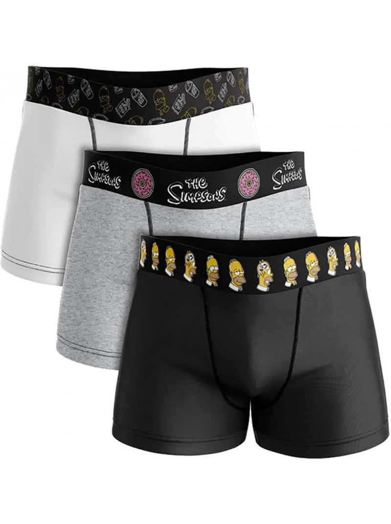 Pack de 6 Boxers Hombre No Publik Simpsons Algodón Surtido Multicolor - Kiabi