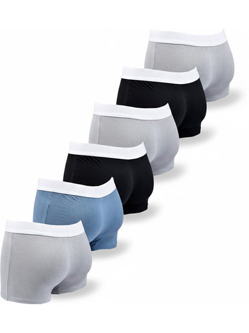 Pack de 6 Boxers Hombre SERGIO TACCHINI - Kiabi Pack de 6 Boxers Hombre SERGIO TACCHINI - Kiabi