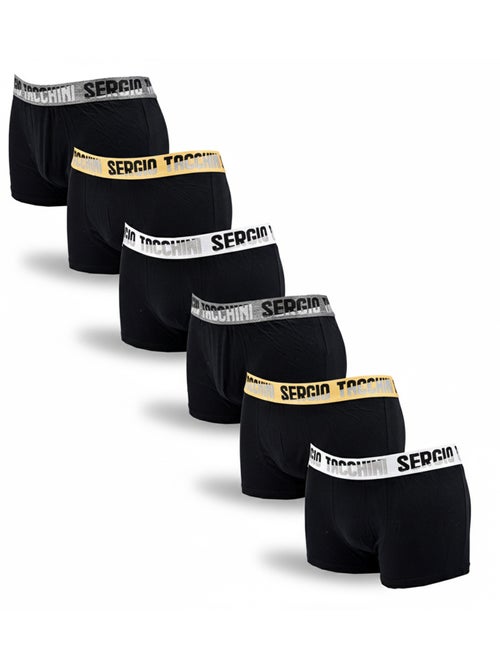 Pack de 6 Boxers Hombre SERGIO TACCHINI - Kiabi Pack de 6 Boxers Hombre SERGIO TACCHINI - Kiabi