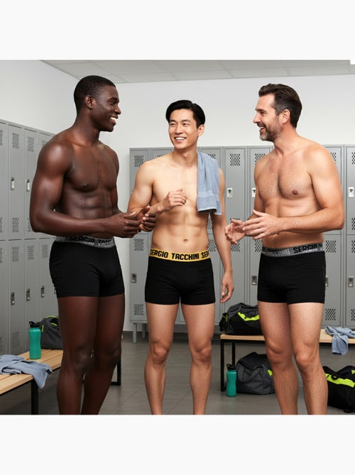 Pack de 6 Boxers Hombre SERGIO TACCHINI - Kiabi Pack de 6 Boxers Hombre SERGIO TACCHINI - Kiabi
