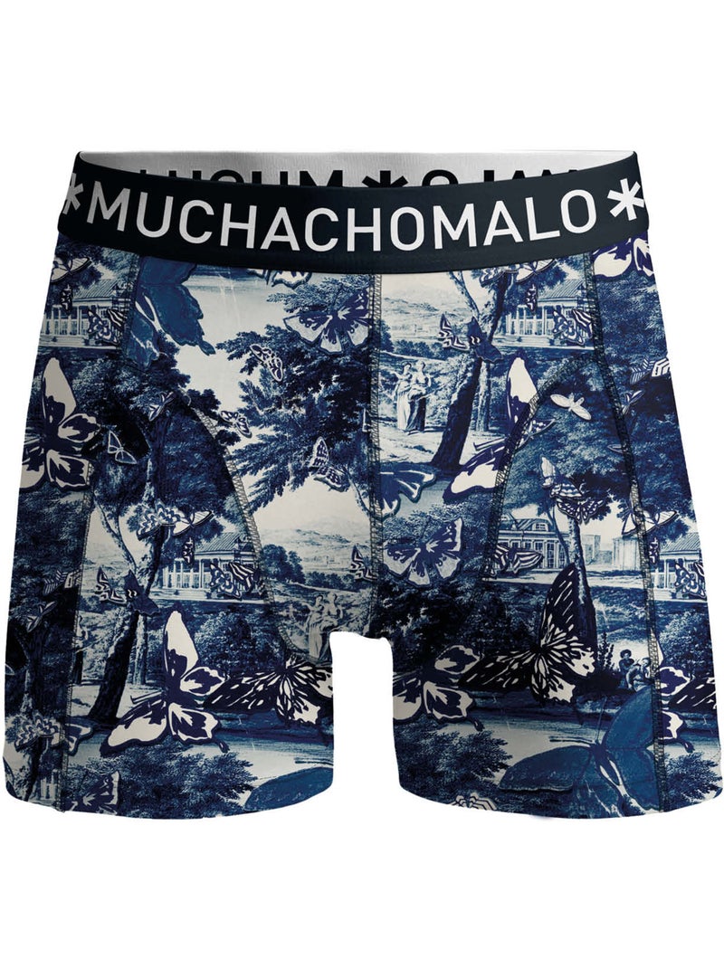 Pack de 6 bóxers Muchachomalo Azul Negro - Kiabi