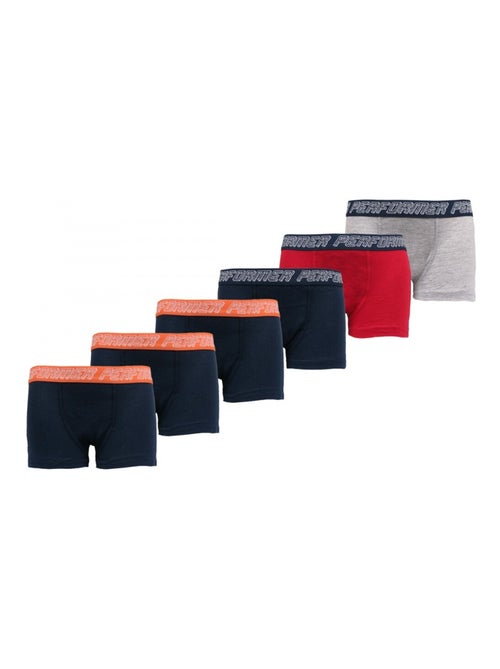 Pack de 6 boxers niño Performer - Kiabi