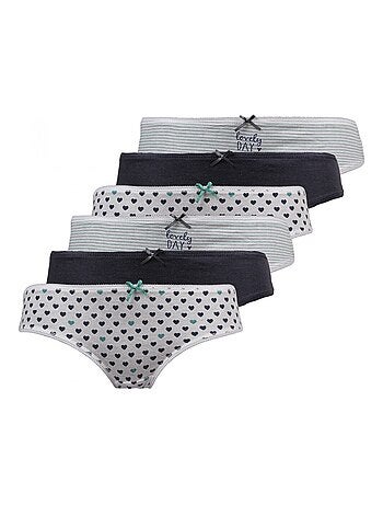 Pack de 6 bragas niña