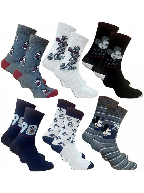 Pack de 6 Calcetines Adulto Fantasía Surtido Modelos - Kiabi Pack de 6 Calcetines Adulto Fantasía Surtido Modelos - Kiabi