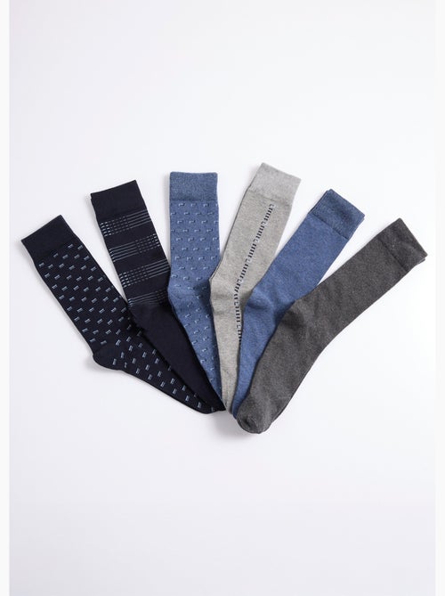 Pack de 6 calcetines clásicos - AFIBEL - Kiabi