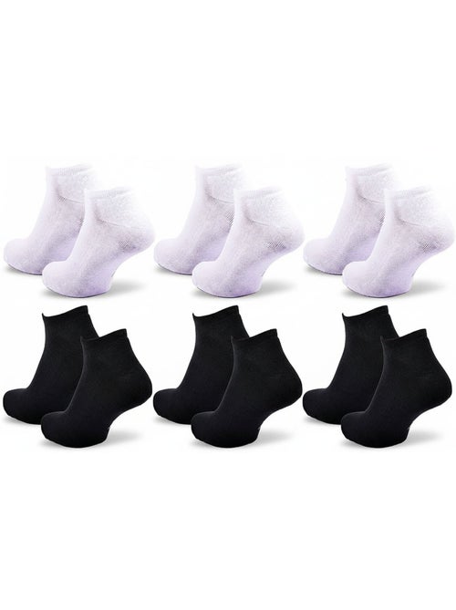 Pack de 6 calcetines cortos mujer sneaker SERGIO TACCHINI - Kiabi