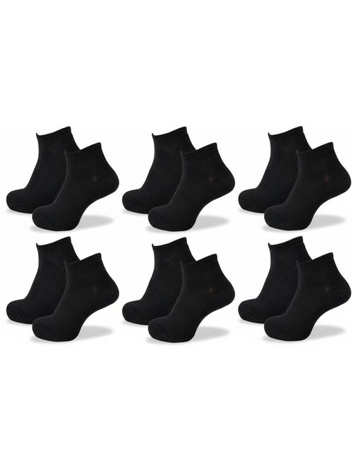 Pack de 6 calcetines cortos mujer sneaker SERGIO TACCHINI - Kiabi