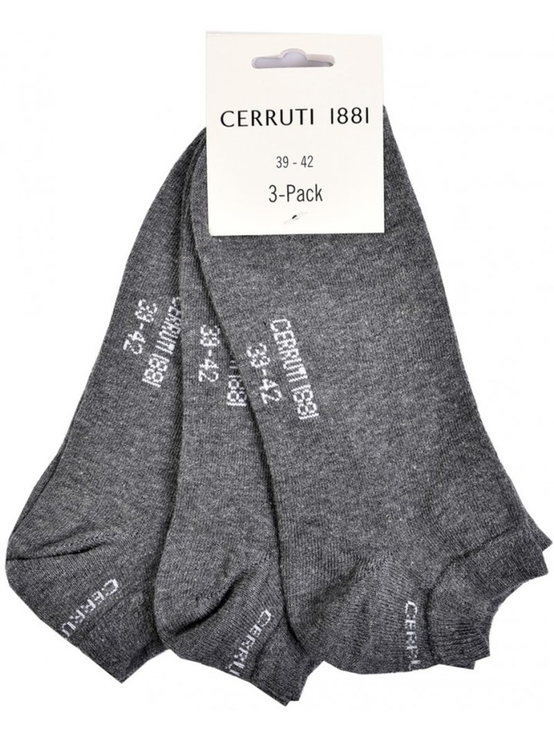 Pack de 6 calcetines hombre CERRUTI 1881 Confort y calidad Gris - Kiabi