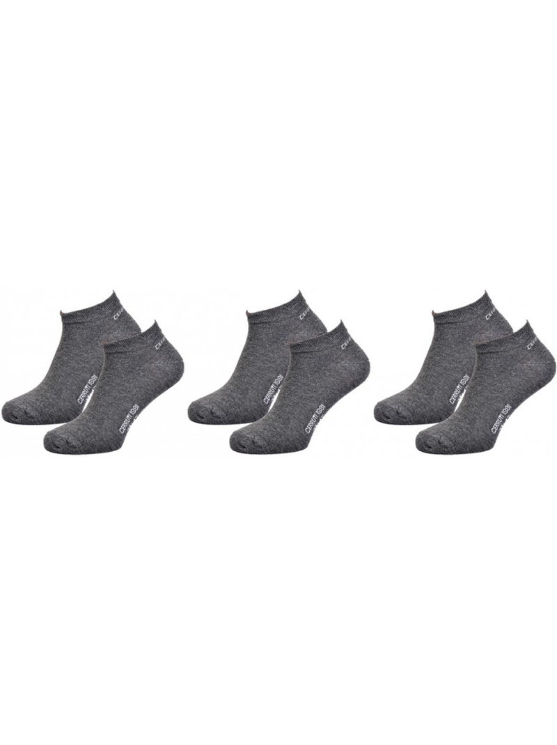 Pack de 6 calcetines hombre CERRUTI 1881 Confort y calidad Gris - Kiabi