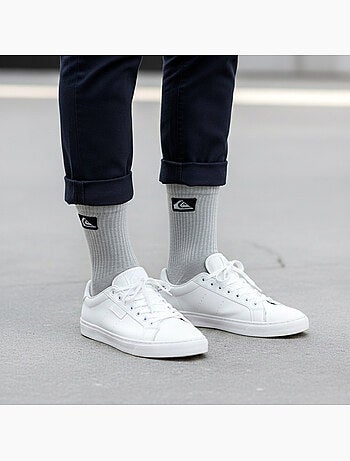 Pack de 6 calcetines hombre Crew Quiksilver deportivos acolchados