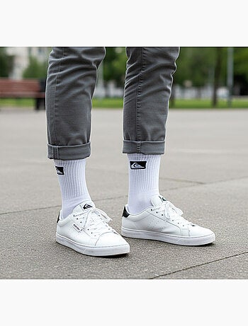 Pack de 6 calcetines hombre Crew Quiksilver deportivos acolchados