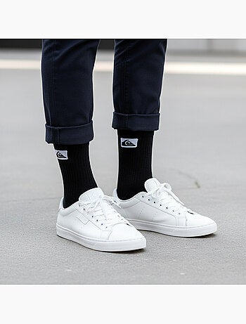 Pack de 6 calcetines hombre Crew Quiksilver deportivos acolchados