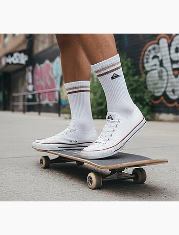 Pack de 6 calcetines hombre Crew Quiksilver Regular