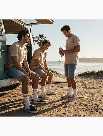 Pack de 6 calcetines hombre Crew Quiksilver Regular