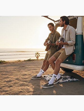 Pack de 6 calcetines hombre Crew Quiksilver Regular