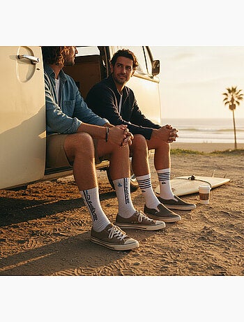 Pack de 6 calcetines hombre Crew Quiksilver Regular