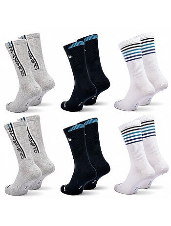 Pack de 6 calcetines hombre Crew Quiksilver Regular
