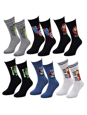 Pack de 6 calcetines hombre LICENCE