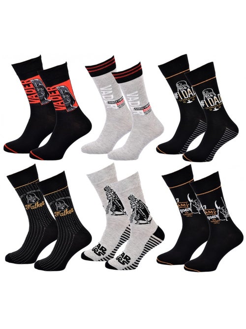 Pack de 6 calcetines hombre LICENCE - Kiabi Pack de 6 calcetines hombre LICENCE - Kiabi