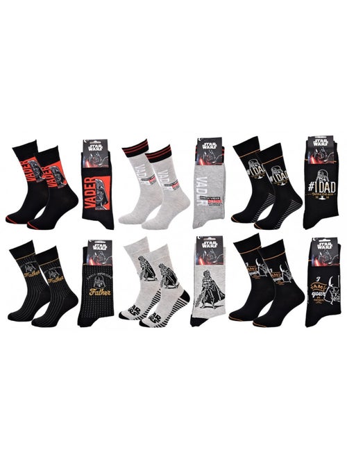Pack de 6 calcetines hombre LICENCE - Kiabi Pack de 6 calcetines hombre LICENCE - Kiabi