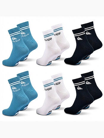 Pack de 6 Calcetines Hombre QUARTER Deporte QUIKSILVER