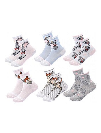 Pack de 6 calcetines niña DISNEY CLASSIC