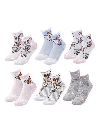 Pack de 6 calcetines niña DISNEY CLASSIC